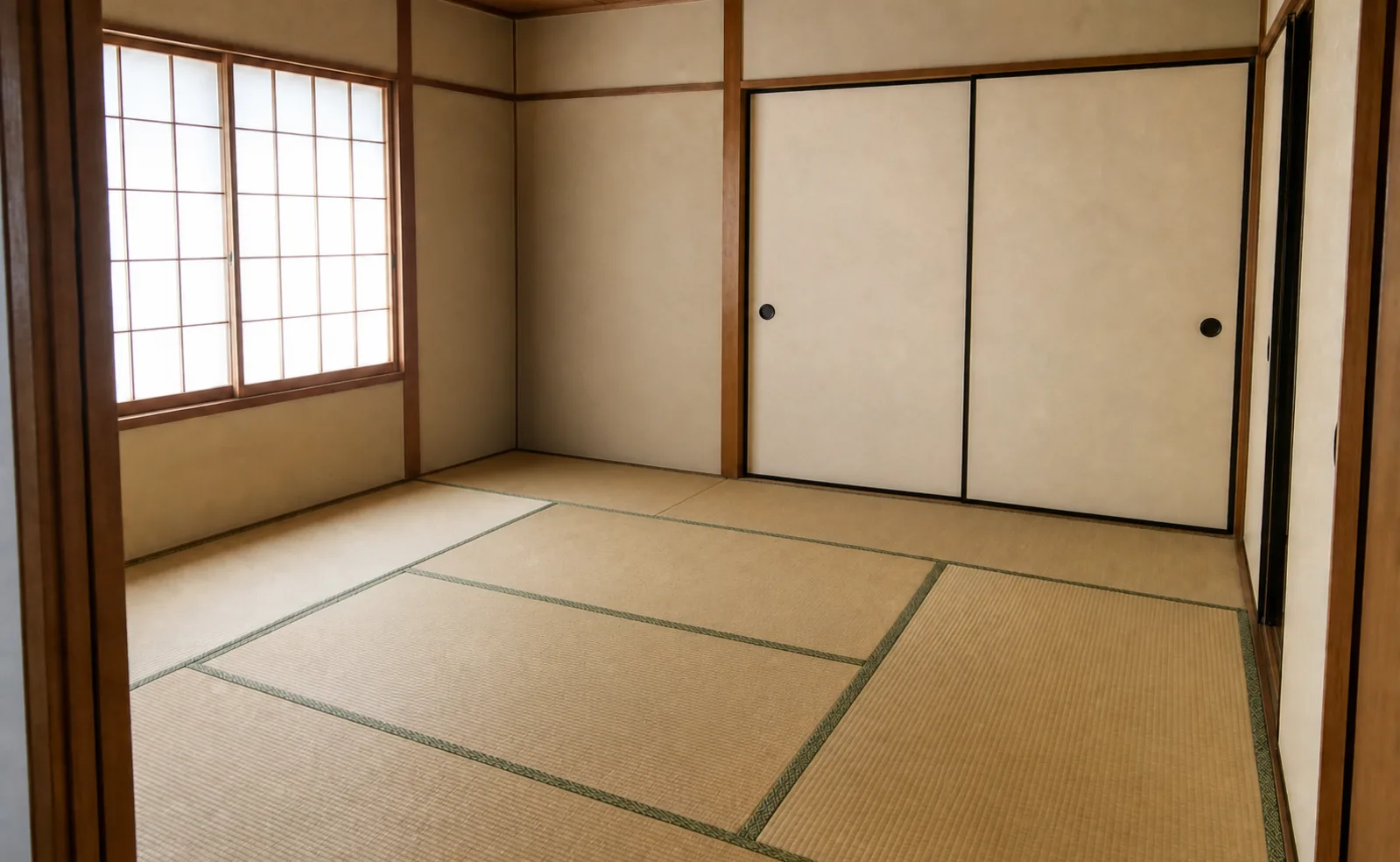事例内容をもとに再現した千葉県柏市の生前整理後の和室のイメージ画像