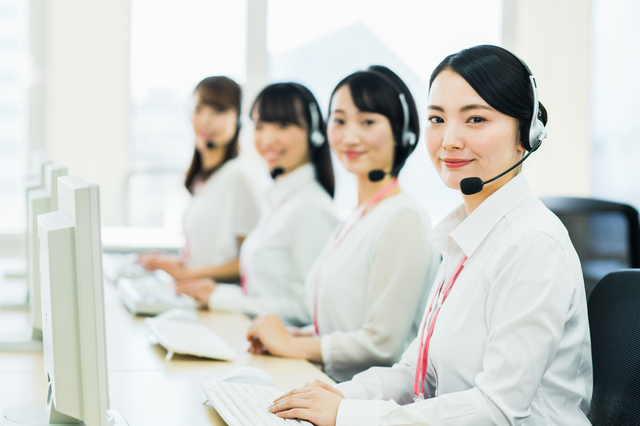 オペレーターの女性