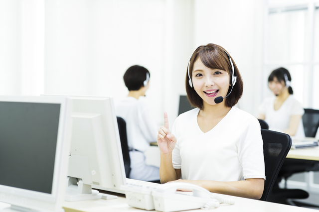 オペレーターの女性