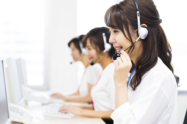 オペレーターの女性