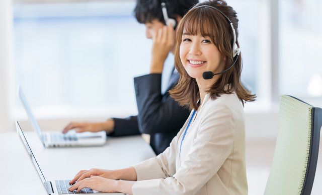 オペレーターの女性
