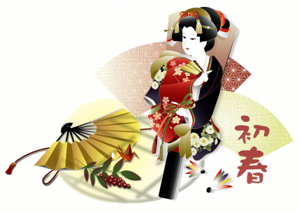 伝統的な羽子板