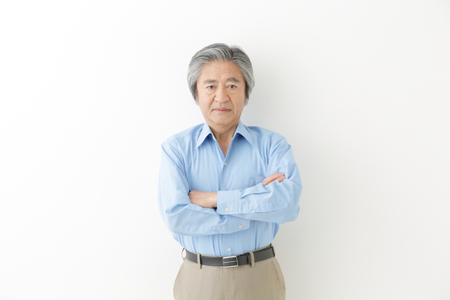頑固な男性