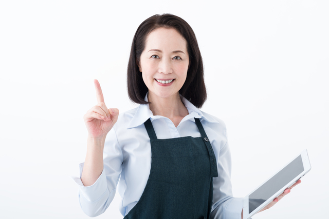 シニアの主婦