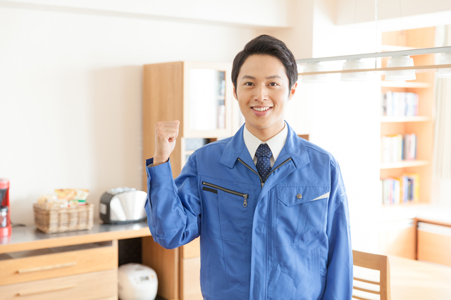 若い業者の男性