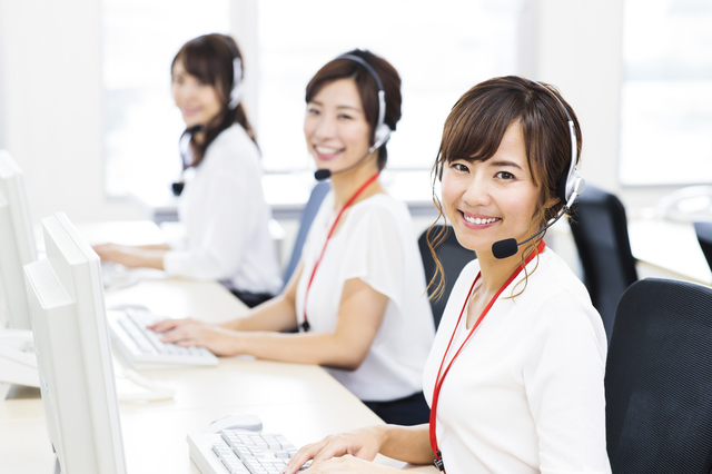 オペレーターの女性
