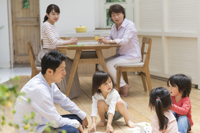 家族団らん