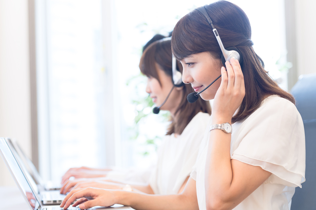 オペレーターの女性