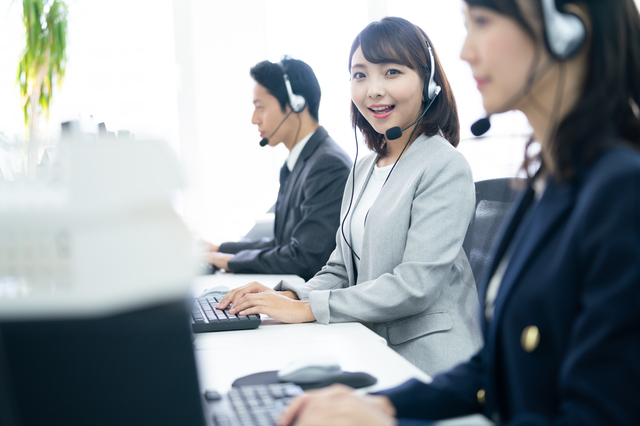 オペレーターの女性